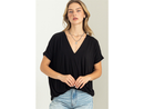 Double Zero Women's V-Neck Surplice Top