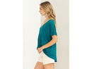 Double Zero Women's V-Neck Surplice Top