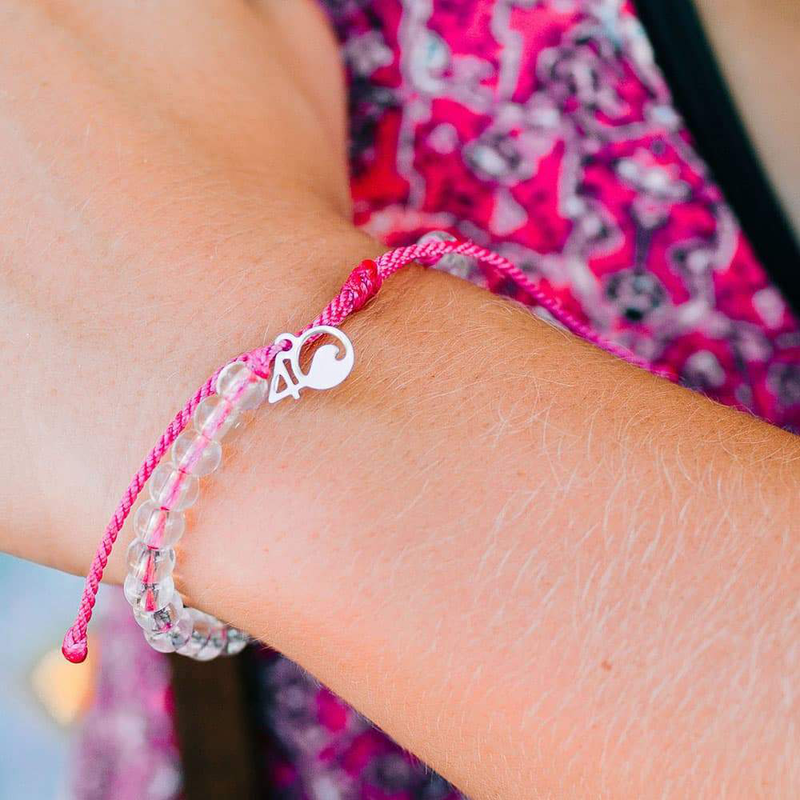 4Ocean Pink Flamingo Beaded Bracelet