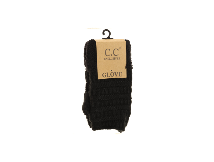 C.C Women's Sherpa Fingerless Gloves