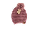 C.C Women's Super Soft Faux Fur Pom Beanie
