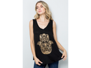 LA Soul Women's Vee Neck Tank Top