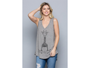 LA Soul Women's Vee Neck Tank Top