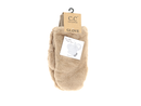 C.C Women's Convertible Faux Fur Mittens