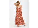 Nostalgia Women's Spaghetti Strap Tiered Maxi Dress