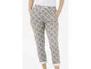 Nostalgia Women's Print Elastic Waist Knit Jogger