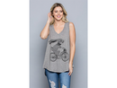LA Soul Women's Vee Neck Tank Top