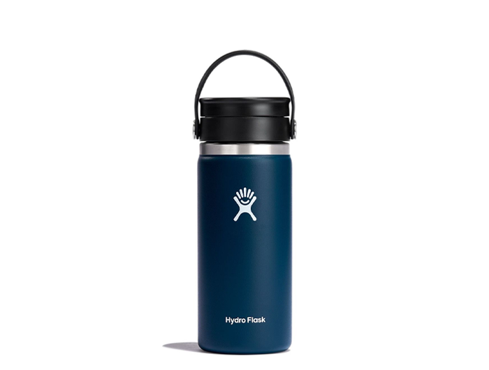 Hydro Flask 20 oz Kids Wide Mouth Water Bottle with Straw Lid Peony